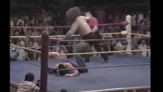 Texas Red The Undertaker vs Bruiser Brody [upl. by Norrehs]