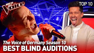 The best Blind Auditions of The Voice of Germany Season 10 [upl. by Meerek]