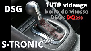 TUTO vidange boite DSG [upl. by Gatias]