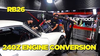 240Z  RB26 Engine Conversion PART 2 [upl. by Brass]