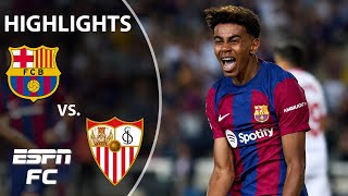 Barcelona vs Sevilla  LALIGA Highlights  ESPN FC [upl. by Enitselec]