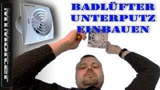 Badlüfter einbauen  Einbauanleitung [upl. by Nairim95]