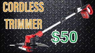 Bauer Cordless String Trimmer Review  1 Season Harbor Freight [upl. by Ranitta]