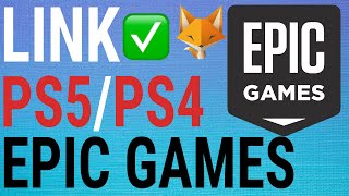 How To Link PSN Account To Epic Games [upl. by Kiersten]