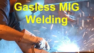 Intro To Gasless MIG Welding [upl. by Bathsheeb]