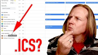 Add ICS file to Google Calendar [upl. by Mukund]