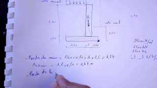 Mur de soutènement calcule le poussée de terre et surcharge1 [upl. by Jacobsen597]