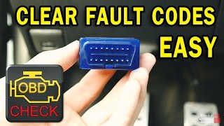 How to easy ReadClear car Fault Codes ELM327 OBD II [upl. by Danyette]