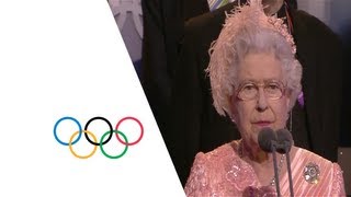 Queen Elizabeth II Officially Opens The London 2012 Olympics  Opening Ceremony [upl. by Presber]