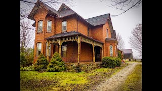 Abandoned large farmhouse with barn Barn explored Explore 3 Ontario Canada [upl. by Llechtim150]