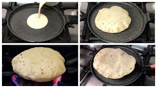 10 Minutes Recipe  The Perfect Roti Phulka Chapati   No knead  No Rolling 🙂 [upl. by Ellenrahc]