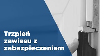 Jak działa trzpień zawiasu z zabezpieczeniem [upl. by Wolfie27]