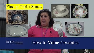 How to Price Antique Dishes China Plates amp Bowls by Dr Lori [upl. by Dawson]