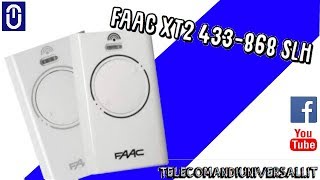 Come Programmare un Telecomando Faac XT2 433868 SLH [upl. by Arel]