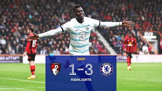 Bournemouth 13 Chelsea  Highlights  Premier League 2223 [upl. by Dnivra]