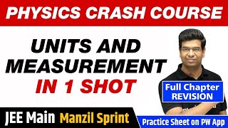 UNITS AND MEASUREMENTS in One Shot  Full Chapter Revision  Class 11  JEE Main [upl. by Charley]