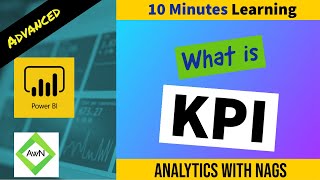 Power BI Tutorial 2350  What is KPIs Key Performance Indicators [upl. by Dougald]