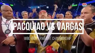 Pacquiao VS Vargas Full Highlights HD [upl. by Xad]