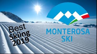 Best Skiing 2019 Monterosa Ski Italy [upl. by Chemash663]