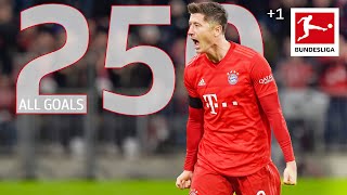 Robert Lewandowski  All 250 Bundesliga Goals [upl. by Columbus]