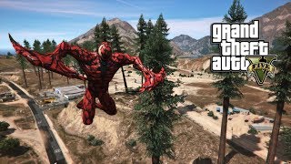 GTA 5  CARNAGE VS VENOM GTA 5 PC MODS [upl. by Hanan245]