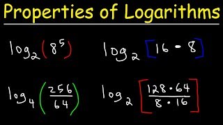 Properties of Logarithms [upl. by Aipotu]