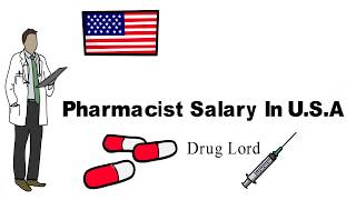 Pharmacists Salary in USA Latest Survey Pharmacist Pay in Texas amp California Per Hour Wage pharmd [upl. by Lleret]