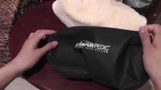 TempurPedic Travel Memory Neck Pillow Review [upl. by Farrah]