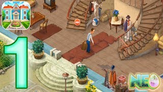 Homescapes Gameplay Walkthrough Part 1  Day 1 Memories iOS Android [upl. by Aramal]