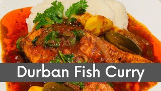 Durban Fish Curry  durbanfishcurry perimaskitchen [upl. by Gherardo]