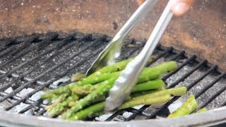 Grilled Asparagus Recipe  Learn How to Grill Perfect Asparagus Every Time [upl. by Aihsa]