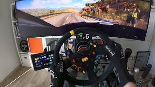 CRAZY SPEED 2 DIRT Rally 20  Audi S1 WRX  High End Full Motion Simracing Simulator [upl. by Yhtomit]