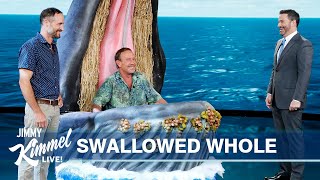 Jimmy Kimmel Interviews Man Swallowed By a Whale [upl. by Farland]