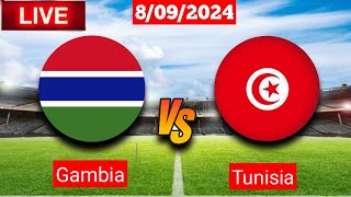 Gambia Vs Tunisia  CAF Africa Cup Fifa Live Score Match 2024 [upl. by Dray]