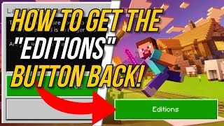 Minecraft PS4 BEDROCK EDITION  How To Get The quotEditionsquot Button Back  TU 208  Easy Tutorial [upl. by Anade]