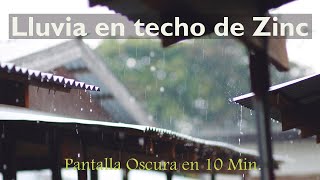 Lluvia en Techo de Zinc con Truenos  Para Dormir Tranquilo [upl. by Hope]