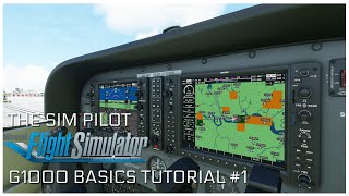 Microsoft Flight Simulator 2020  G1000 Tutorial  Episode 1  Basic Functions [upl. by Guise]