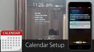 SMART MIRROR  Calendar Setup [upl. by Thetes195]