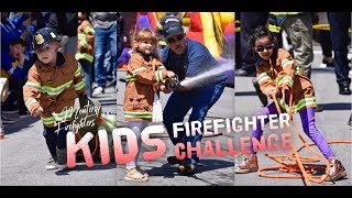 Monterey Firefighters Kids Firefighter Challenge [upl. by Aushoj]