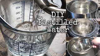 How to make Distilled Water at home [upl. by Linnea]