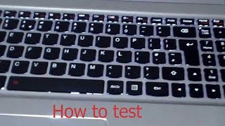 How to Test a Laptop Keyboard  Laptop repair [upl. by Lowenstern709]