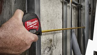 Milwaukee® STUD™ II Tape Measure [upl. by Larrad]