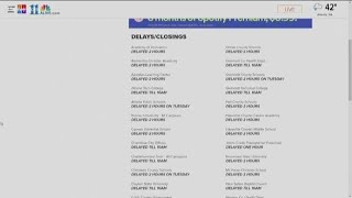 School closings delays for Tuesday [upl. by Donaldson555]