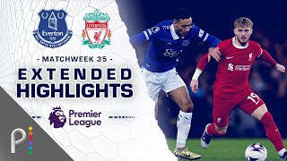 Everton v Liverpool  PREMIER LEAGUE HIGHLIGHTS  4242024  NBC Sports [upl. by Allicirp576]