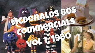 80s McDonalds Commercials  vol 1 [upl. by Llewon160]