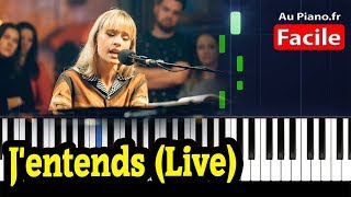 Angèle Live  Jentends Piano Cover Karaoké aupianofr [upl. by Moersch921]