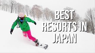 Top 5 Ski Resorts in Japan [upl. by Ilwain804]