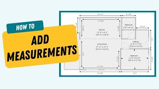 Add Measurements  RoomSketcher App [upl. by Paynter]