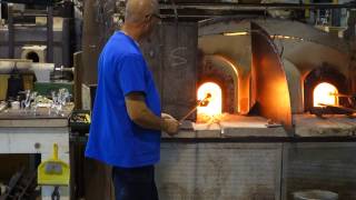 Blowing Glass on Murano Island in Venice Italy [upl. by Ayekal575]