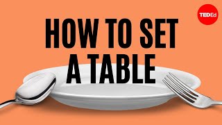 How to set the table  Anna Post [upl. by Ytirev]